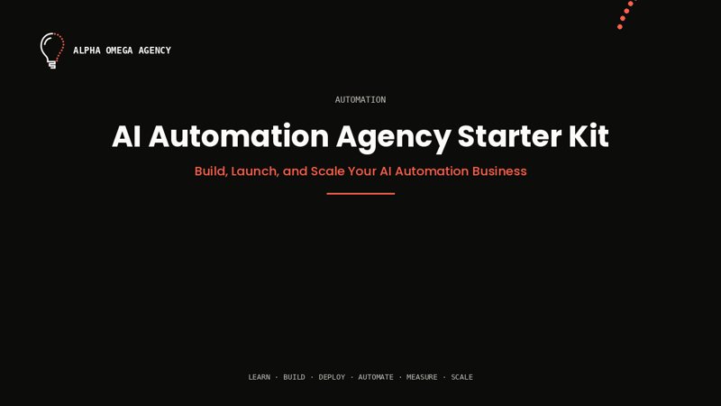 AI Automation Agency Starter Kit™