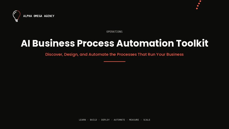 AI Business Process Automation Toolkit™