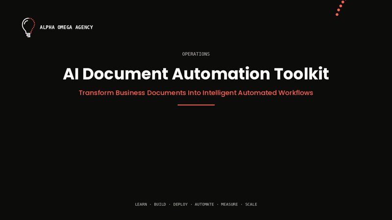 AI Document Automation Toolkit™