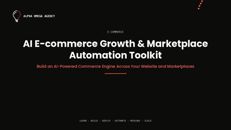 AI E-commerce Growth & Marketplace Automation Toolkit™