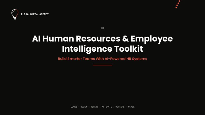 AI Human Resources & Employee Intelligence Toolkit™