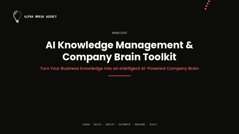 AI Knowledge Management & Company Brain Toolkit™
