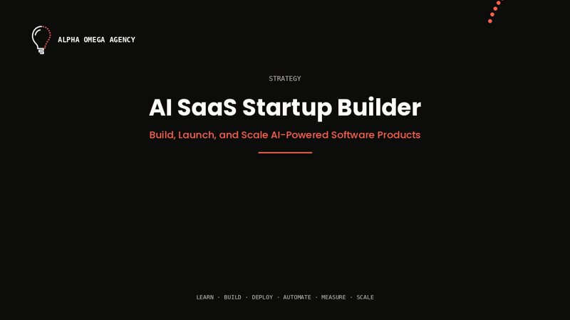 AI SaaS Startup Builder™